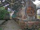 Inside the engine shed