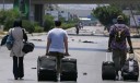 People walking to Beirut airport