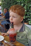 Crushed ice and wild berries for Mitchie