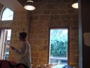 Some broad in the cafe
