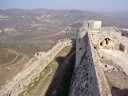 Looking out over the Syrian hills